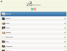 Tablet Screenshot of hotelzioimola.com